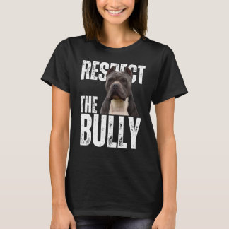 T-shirt Respectez Le Chien À Balles Américain Sarcastique