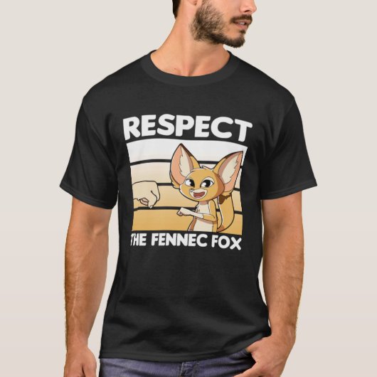 T-shirt Respectez Le Fennec Fox 1 (Devant)