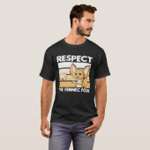 T-shirt Respectez Le Fennec Fox 1 (Devant entier)