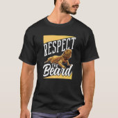 T-shirt Respectez Le Lizard De Barbe (Devant)