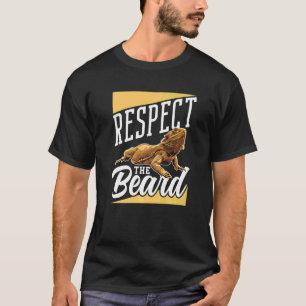 T-shirt Respectez Le Lizard De Barbe