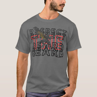 T-shirt Respectez Le Lizard Reptile De La Barbe