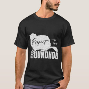 T-shirt Respectez Le Marmotte Animal Marmottes