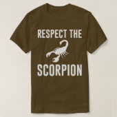 T-shirt Respectez le scorpion (Design devant)