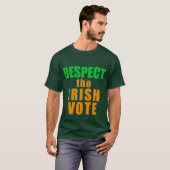 T-SHIRT RESPECTEZ LE VOTE IRLANDAIS (Devant entier)