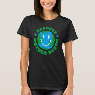 T-shirt Respectez l'écologie écologique de la Terre mère E