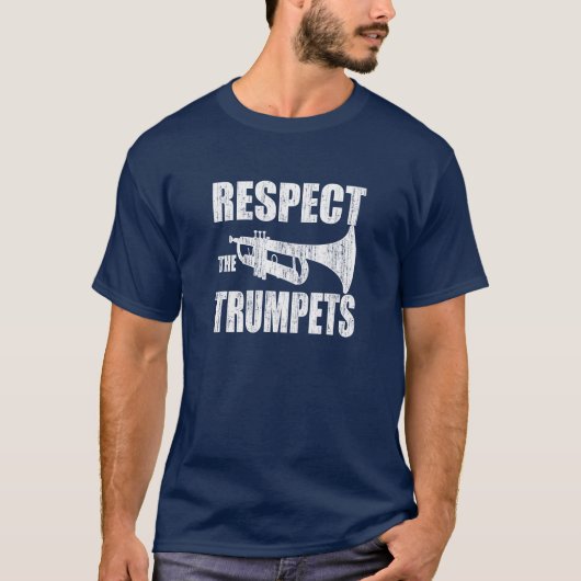 T-shirt Respectez les trompettes (Devant)