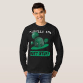 T-shirt Respectez L'Espace De Design Butt Stuff Pour Alien (Devant entier)