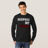T-shirt Respectez mon morcellement (Devant entier)