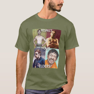 T-shirt Respectez vos aînés (l'édition de lutte)