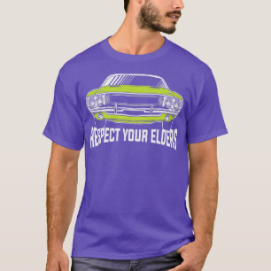 T-shirt Respectez vos aînés Retro Vintage Citations amusan