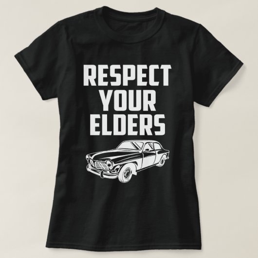 T-shirt Respectez vos aînés VOLVO P1800 (Design devant)