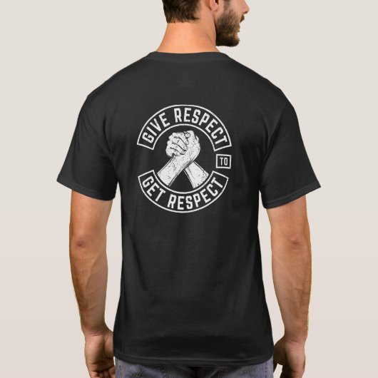 T-shirt Respectez-vous MC Biker Inspirational (Dos)