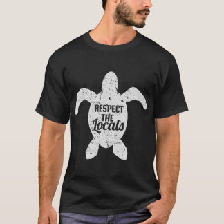T-shirt Respecthe Locals Seaurtle Conservation  boy