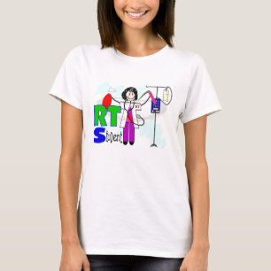 T-shirt respiratoire d'étudiant de thérapie