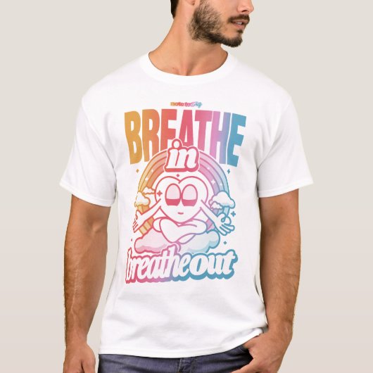 T-shirt Respire, respire dehors (Devant)