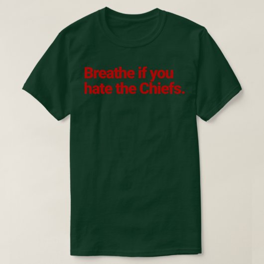 T-shirt Respire si vous détestez les chefs (Design devant)