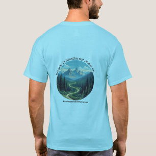 T-Shirt Respirer Inspirer Passer à Autre Chose