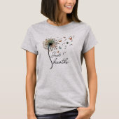 T-shirt Respirer la fleur et le papillon (Devant)