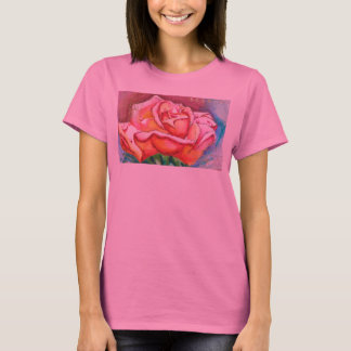 T-shirt RESPIREZ ! Pièce en t de roses pâles