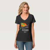 T-shirt Respirez simplement Dieu chrétien Foi Croix 1 Jacq (Devant entier)