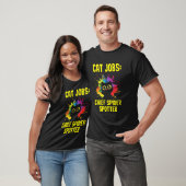 T-shirt Responsable de la détection d'araignée Chat Humo (Unisexe)