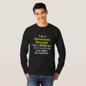 T-shirt Responsable d'entrepôt Zone d'emploi Équipe région (Devant entier)