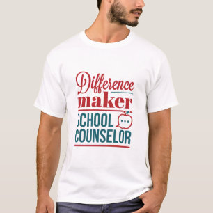 T-shirt Responsable des différences de conseiller scolair