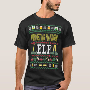 T-shirt Responsable Marketing Elf Funny Cadeau de Noël