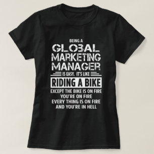 T-shirt Responsable marketing global