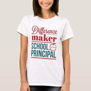 T-shirt Responsable principal de différence de l'école