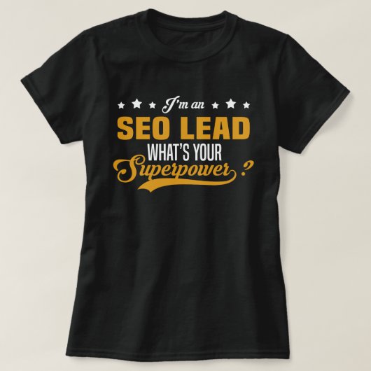 T-shirt Responsable SEO (Design devant)