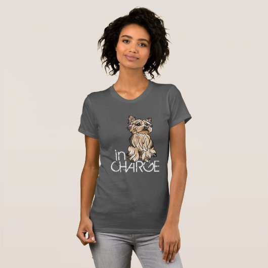 T-shirt Responsable, Yorkie (Devant entier)