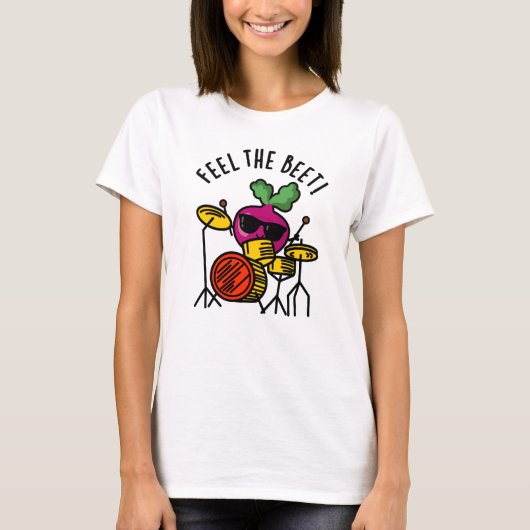T-shirt Ressentez La Beet Funny Veggie Pun (Devant)