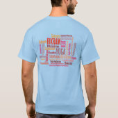 T-shirt Ressentez La Chaleur Bikram Cinnebar positions de  (Dos)