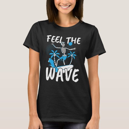 T-shirt Ressentez Le Surf Surf Surf Surf Surf Eau (Devant)