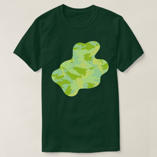 T-shirt Ressort Camo Motif Paint Splat v3 (Design devant)