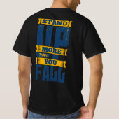 T-shirt Ressourcez Plus Que Vous ne Tombez Motivation (Dos)
