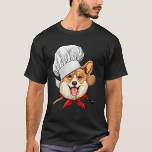 T-shirt Restaurant Corgi Chef Cuisine Cuisine Cuisine Anim