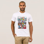 T-shirt Restaurant de chiens (Devant entier)