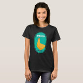 T-shirt Restaurant de collations de poulet Frites Nuggets (Devant entier)