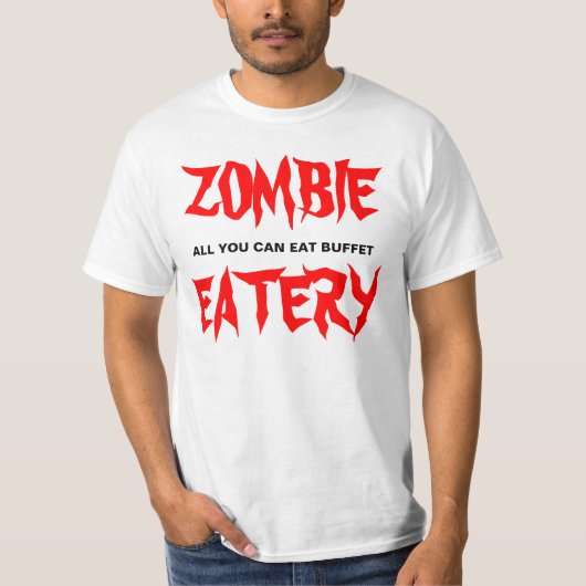 T-shirt Restaurant de zombi (Devant)