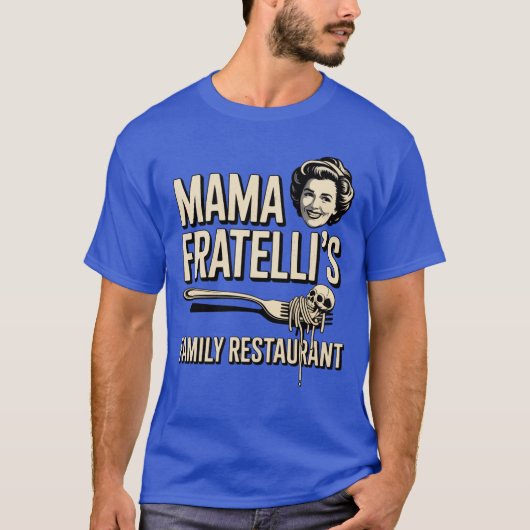 T-shirt Restaurant familial de Mama Fratelli (Devant)