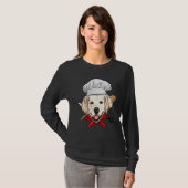 T-shirt Restaurant Golden Retriever Chef Cook Dog Cooking (Devant entier)