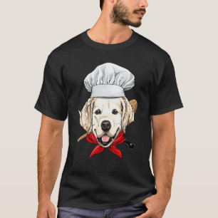 T-shirt Restaurant Golden Retriever Chef Cuisinier Chien C
