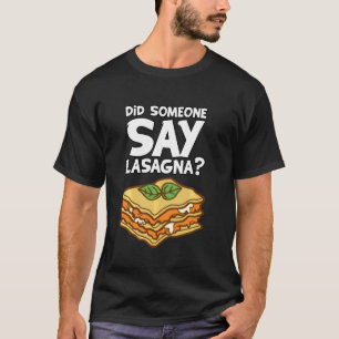 T-shirt Restaurant Italien Foodies Funky Lasagna