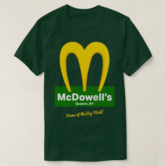 T-shirt Restaurant McDowells (Design devant)