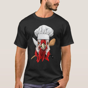 T-shirt Restaurant Poulet Chef Cuisine Cuisinier Culinaire