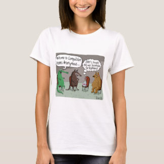 T-SHIRT RESTAURANTS COMPLÈTES ANONLYMES AVEC DE PETITS ANI