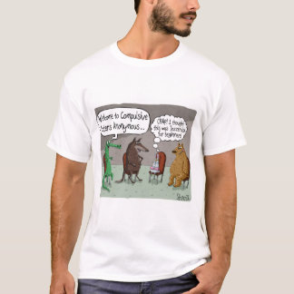 T-SHIRT RESTAURANTS COMPLÈTES ANONLYMES AVEC DE PETITS ANI
